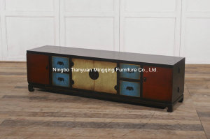 Match Well of Chinese and Western TV Cabinet Antique Furniture