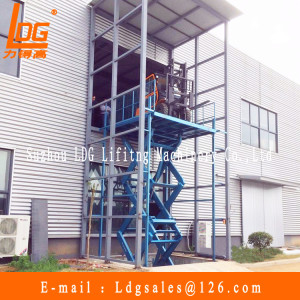 Stationary Hydraulic Scissor Goods Lifting Machinery (SJG5-5)