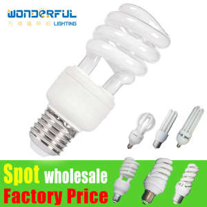 Manufacturer Hot Sale Wholesale T3/T4/T5 Full Half Spiral Tube LED CFL Lighting / 2u/3u/4u Energy Sa